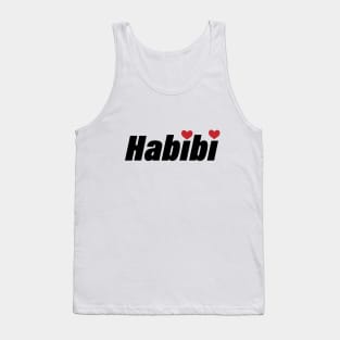 Habibi  fun text design Tank Top